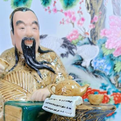 tượng thần trà, tượng gốm sứ trung quốc, tượng trung quốc
